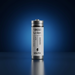  18650 Li-ion Battery Cell (3.7V 3000mAh)