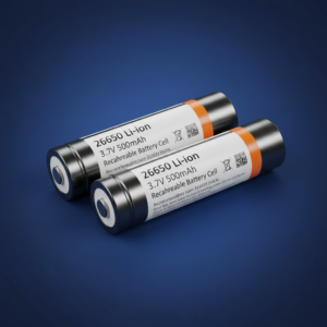26650 Li-ion Battery Cell 3.7V 5000Ahms