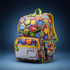 Kids School Backpack (Cartoon Design)