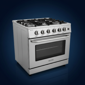 4-Burner Table Top Gas Cooker with Oven
