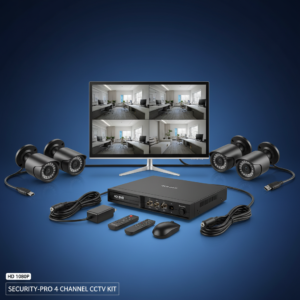Hikvision 4-Channel CCTV DVR Kit (Full Set)